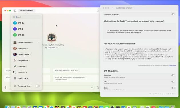 Cách sử dụng ứng dụng ChatGPT của OpenAI cho Mac