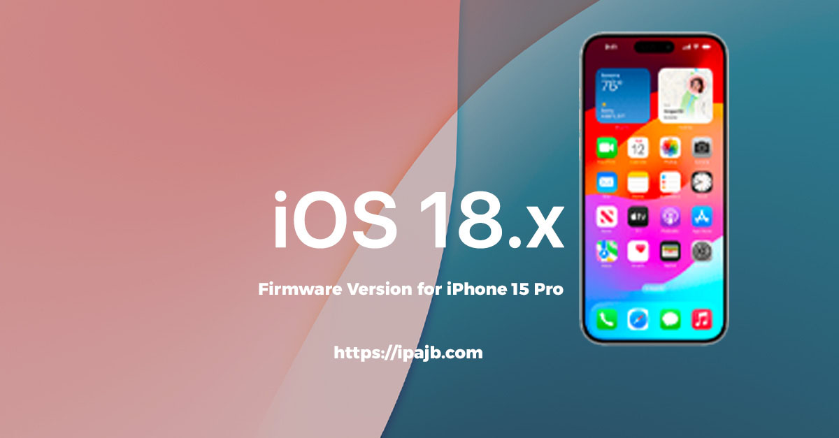 Firmware Version for iPhone 15