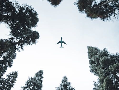 Download full image Iphone background : Low Angle Photo of Airplane file for iphone