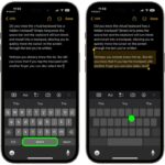 Instructions for increasing text editing speed with the iPhone’s hidden Trackpad