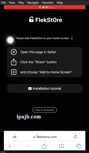 FlekSt0re install 1