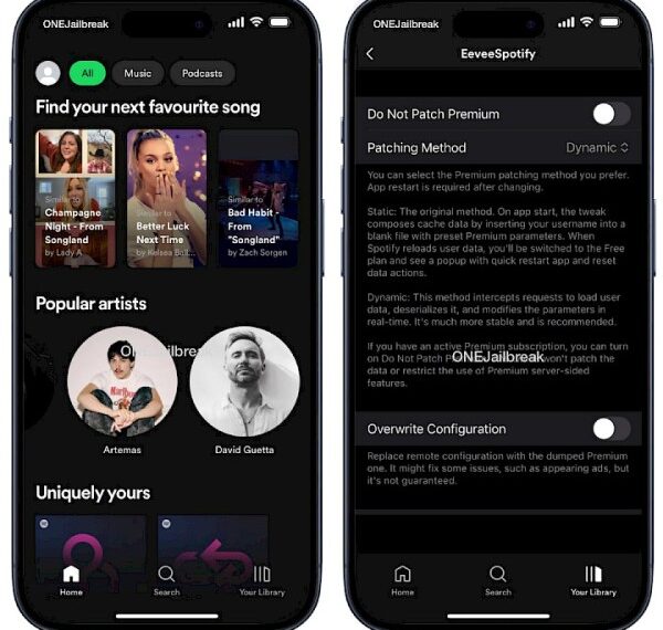 Download EeveeSpotify IPA